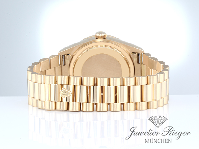 Bild 6 der Galerie: Rolex Day Date 36 mm 18138 1986 LC100 Gelbgold 750 Diamanten Automatik Gold