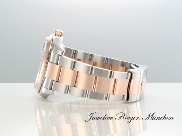 Image 5 of gallery: Rolex Datejust 36 mm 116201 Stahl Rosegold 750 Automatik Rotgold Gold