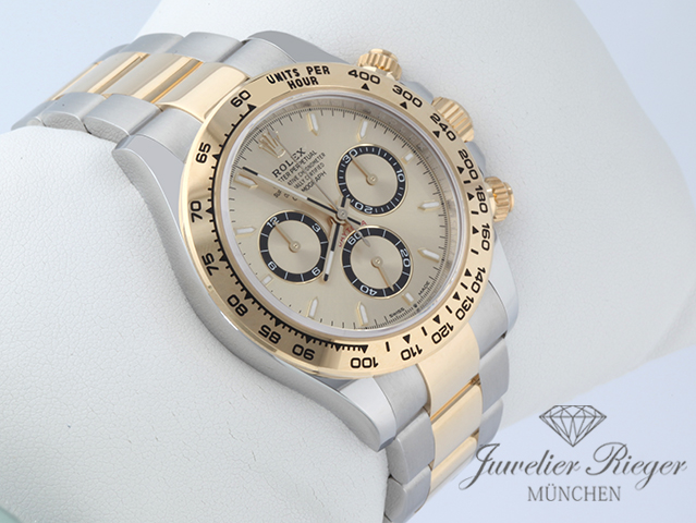 Bild 3 der Galerie: Ungetragen Rolex Daytona 126503 2024 Edelstahl Gelbgold 750 Chronograph Automatik Gold