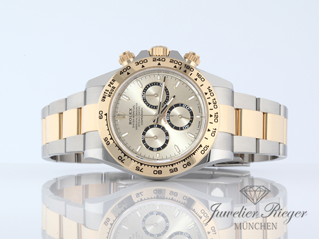 Bild 4 der Galerie: Ungetragen Rolex Daytona 126503 2024 Edelstahl Gelbgold 750 Chronograph Automatik Gold