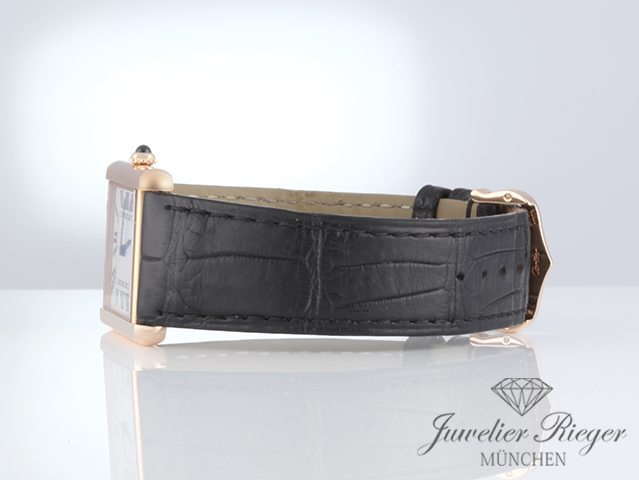 Bild 5 der Galerie: Cartier Tank Solo Großes Modell Edelstahl Rosegold 750 2015 W5200025 Stahl Gold