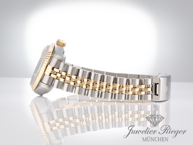 Bild 5 der Galerie: Rolex Lady Datejust Edelstahl Gelbgold 750 Diamanten 1998 Automatik Gold