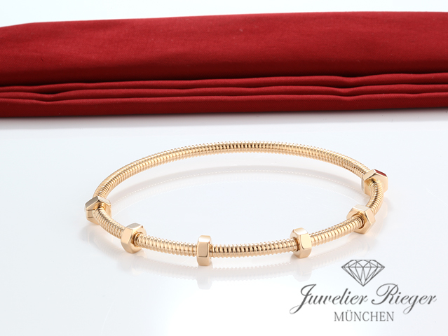 Bild 4 der Galerie: Cartier Armreif Ecrou Rosegold 750 Größe 17 2018 Gold Armband B6049517
