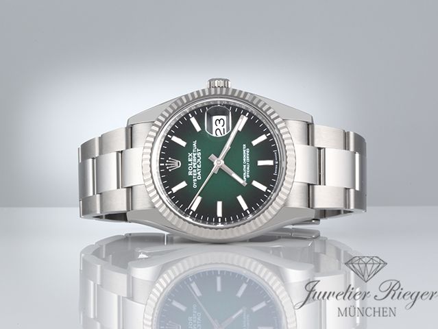 Bild 4 der Galerie: Ungetragen Rolex Datejust 36 126234 2026 Stahl Weissgold 750 Automatik Gold