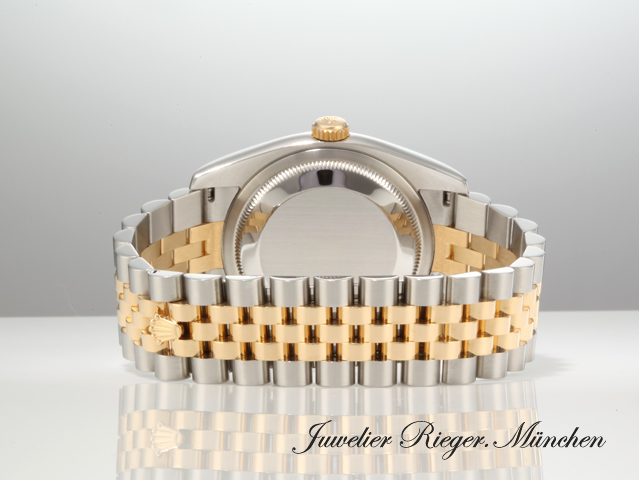 Bild 6 der Galerie: Rolex Datejust 36 mm 116233 Perlmutt Diamanten Stahl Gelbgold 750 Automatik Gold