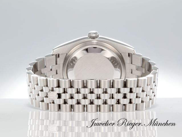 Bild 6 der Galerie: Rolex Datejust 36 mm 116234 2015 Stahl Weissgold 750 Diamanten Automatik Gold