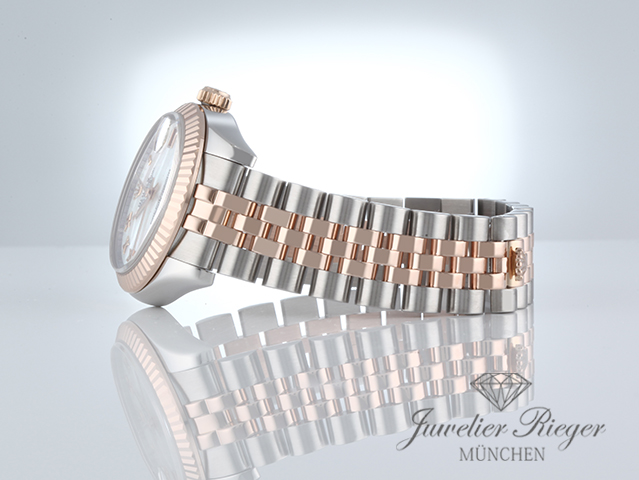 Bild 5 der Galerie: Rolex Datejust 31 mm 178271 2013 Stahl Rosegold 750 Perlmutt Diamanten Gold