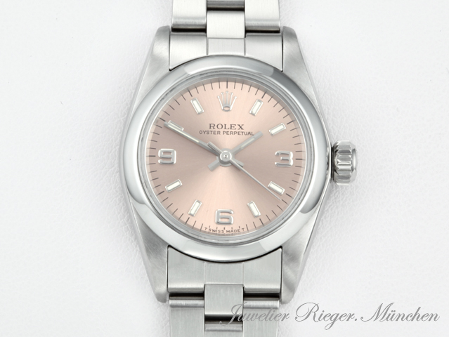 Rolex Lady Oyster Perpetual 26 mm 2003 Edelstahl Automatik Stahl Damen Rolex Lady Oyster Perpetual 26 mm 2003 Edelstahl Automatik Stahl Damen