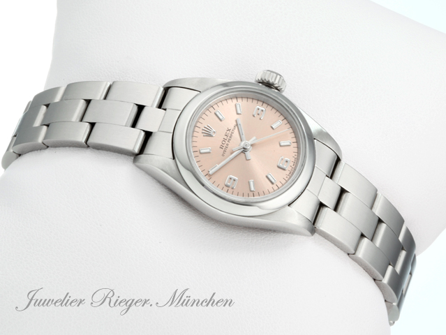Bild 3 der Galerie: Rolex Lady Oyster Perpetual 26 mm 2003 Edelstahl Automatik Stahl Damen