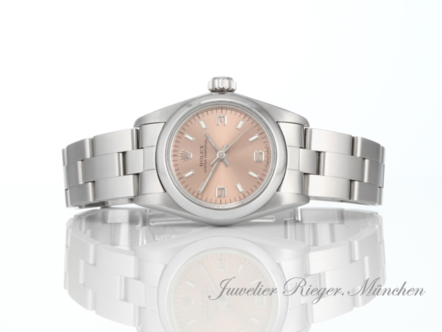 Bild 4 der Galerie: Rolex Lady Oyster Perpetual 26 mm 2003 Edelstahl Automatik Stahl Damen