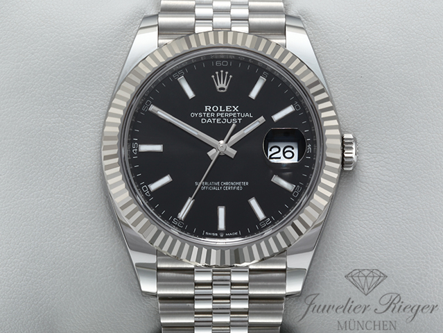 Bild 1 der Galerie: Rolex Datejust 41 126334 2024 Stahl Weissgold 750 Automatik Gold