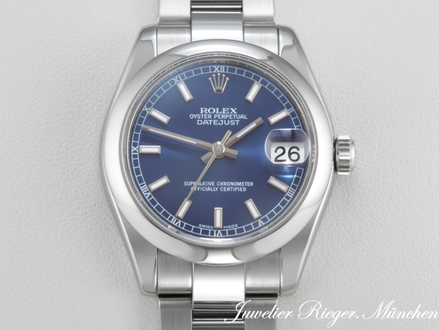 Bild 1 der Galerie: Rolex Medium Datejust 31 mm 178240 Edelstahl Automatik Damenuhr Stahl