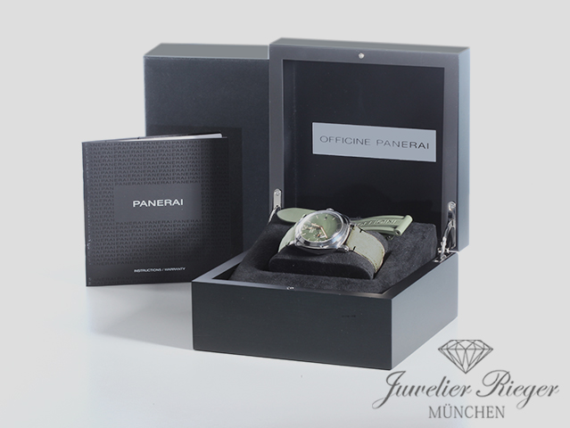 Bild 8 der Galerie: Panerai Radiomir 1940 GMT 45 mm PAM00998 2019 Green Edelstahl Automatik Stahl