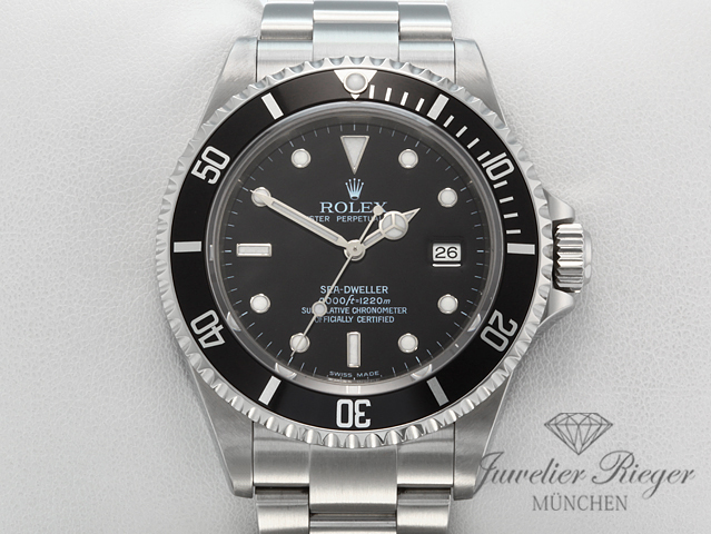 Image 1 of gallery: Rolex Sea Dweller Edelstahl 16600 T 2004/05 Automatik Stahl Taucheruhr Seadweller