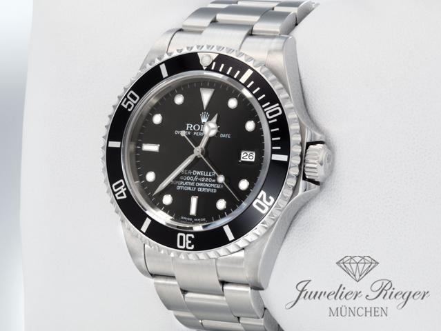 Image 2 of gallery: Rolex Sea Dweller Edelstahl 16600 T 2004/05 Automatik Stahl Taucheruhr Seadweller