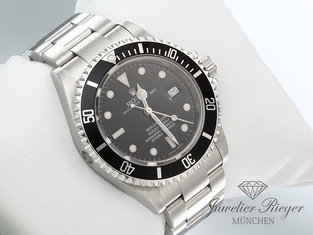 Image 3 of gallery: Rolex Sea Dweller Edelstahl 16600 T 2004/05 Automatik Stahl Taucheruhr Seadweller
