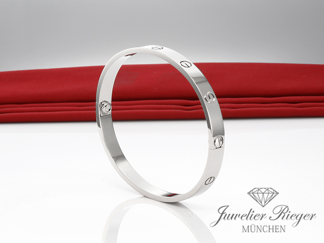 Bild 1 der Galerie: Cartier Armreif Love Weissgold 750 Größe 20 2013 Gold Herren Damen Armband