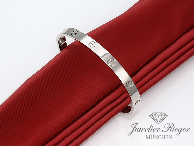Bild 4 der Galerie: Cartier Armreif Love Weissgold 750 Größe 20 2013 Gold Herren Damen Armband