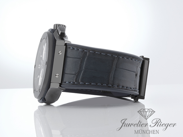 Bild 5 der Galerie: Hublot Classic Fusion Blue 45 mm 2021 Chronograph 521.CM.7170.LR Keramik Automatik