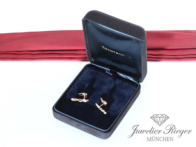 Bild 5 der Galerie: Tiffany & Co. Ohrringe Victoria Vine Rosegold 750 Diamanten 0,33 ct. Gold