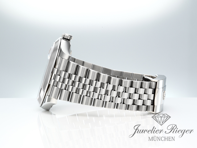 Bild 5 der Galerie: Rolex Datejust 41 mm 126300 2022 Edelstahl Wimbledon Automatik Stahl