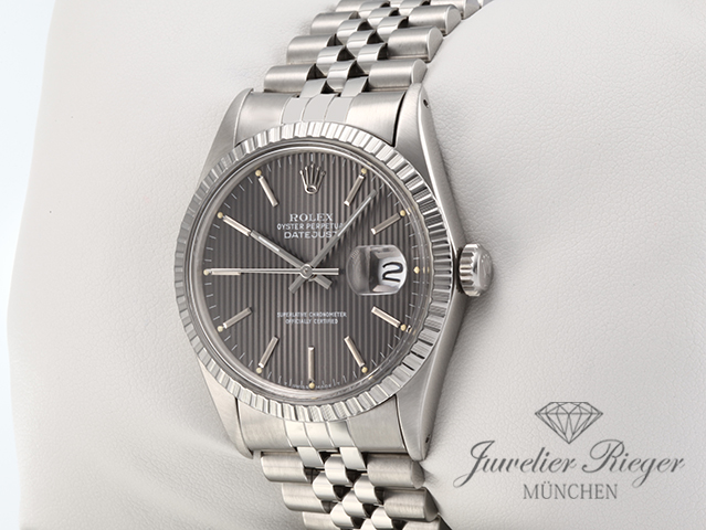 Bild 2 der Galerie: Rolex Datejust 36 mm 16030 Edelstahl 1984 LC100 Automatik Date Just Stahl