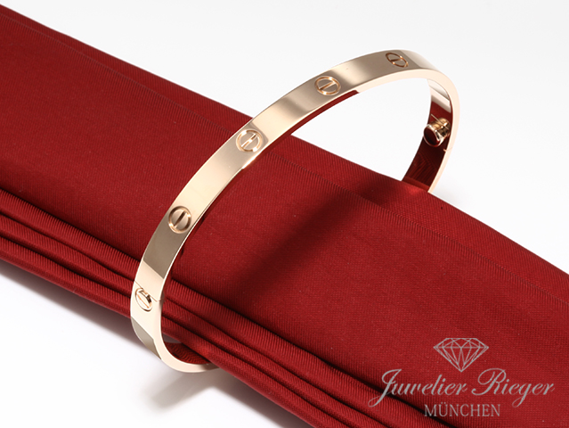 Bild 1 der Galerie: Ungetragen Cartier Armreif Love Rosegold 750 Größe 21 2023 Gold Herren