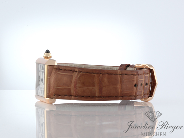 Bild 5 der Galerie: Cartier Tank Louis Kleines Modell Rosegold 750 2020 WGTA0010 Handaufzug Gold