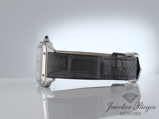 Bild 4 der Galerie: Cartier Santos Dumont kleines Modell Edelstahl 2020 WSSA0023 Stahl