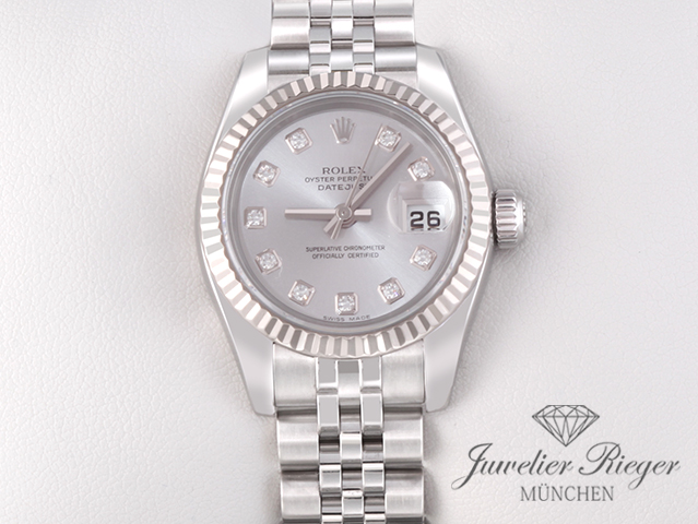 Rolex Lady Datejust 179174 Stahl Weissgold 750 Diamanten Automatik Gold Rolex Lady Datejust 179174 Stahl Weissgold 750 Diamanten Automatik Gold