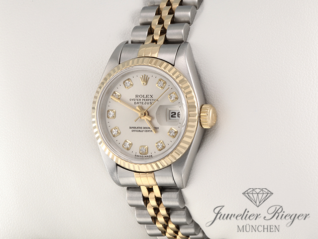 Bild 2 der Galerie: Rolex Lady Datejust Edelstahl Gelbgold 750 2000 Diamanten Automatik Gold Stahl