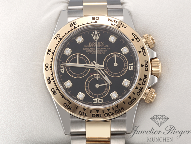 Bild 1 der Galerie: Rolex Daytona 116503 2018 Stahl Gelbgold 750 Diamanten Chronograph Automatik