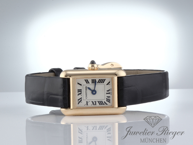 Bild 4 der Galerie: Cartier Tank Louis Mini Modell Gelbgold 750 2025 WGTA0352 Gold Damen