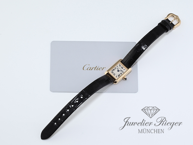 Bild 7 der Galerie: Cartier Tank Louis Mini Modell Gelbgold 750 2025 WGTA0352 Gold Damen