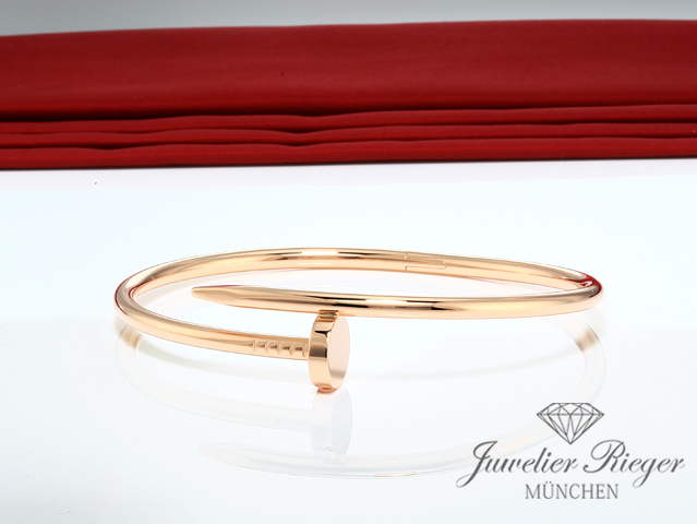 Bild 4 der Galerie: Cartier Armreif Juste un Clou Rosegold 750 Größe 16 2021 Gold Damen