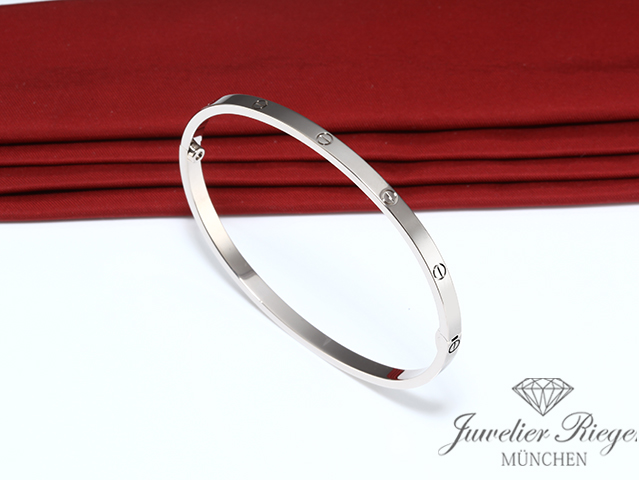 Bild 1 der Galerie: Cartier Armreif Love SM Weissgold 750 Größe 16 2018 Gold Damen Armband B6047417