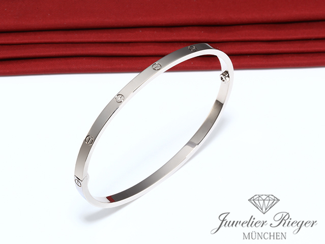Bild 2 der Galerie: Cartier Armreif Love SM Weissgold 750 Größe 16 2018 Gold Damen Armband B6047417