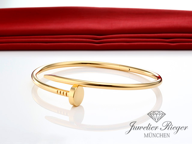 Bild 2 der Galerie: Cartier Armreif Juste un Clou Gelbgold 750 Größe 17 2018 Gold Damen