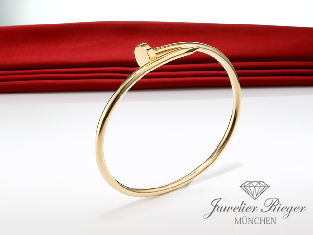 Bild 3 der Galerie: Cartier Armreif Juste un Clou Gelbgold 750 Größe 17 2018 Gold Damen