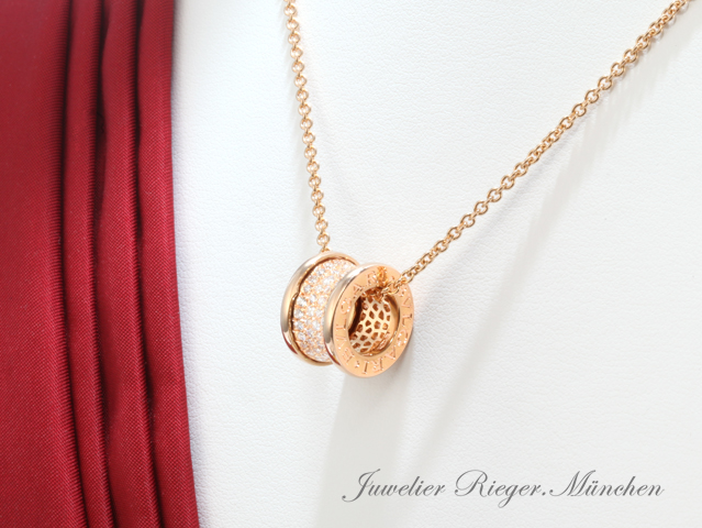 Bild 2 der Galerie: Bulgari Collier B-Zero 1 Rosegold 750 Diamanten Brillanten 2018 348035 Gold
