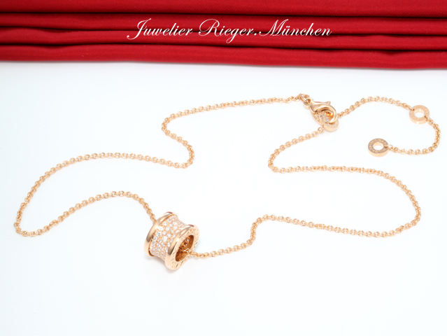 Bild 4 der Galerie: Bulgari Collier B-Zero 1 Rosegold 750 Diamanten Brillanten 2018 348035 Gold