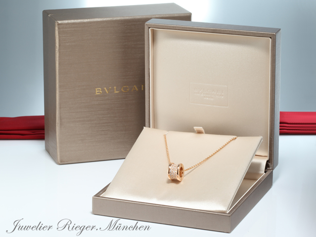Bild 6 der Galerie: Bulgari Collier B-Zero 1 Rosegold 750 Diamanten Brillanten 2018 348035 Gold