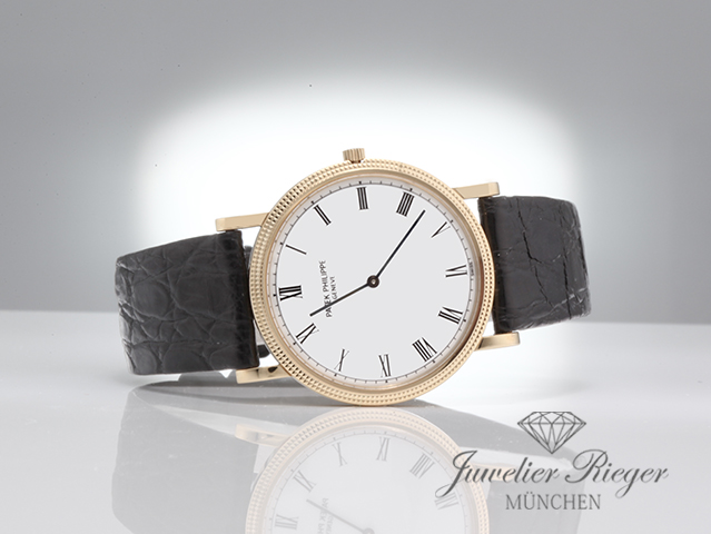 Bild 4 der Galerie: Patek Philippe Calatrava 3520D 1994 Gelbgold 750 Handaufzug Gold