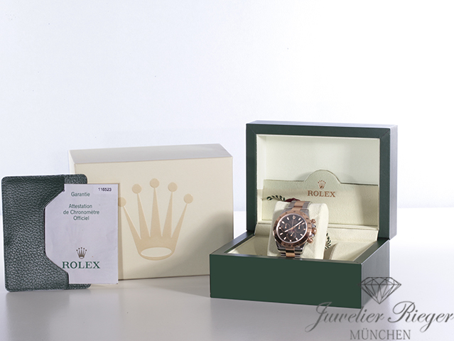 Bild 7 der Galerie: Rolex Daytona 116523 Stahl Gelbgold 750 2007 Rehaut Chronograph Automatik Gold