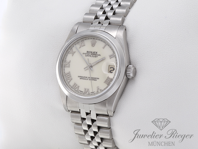 Bild 2 der Galerie: Rolex Medium Datejust 31 mm Edelstahl Automatik Lady Damen Stahl