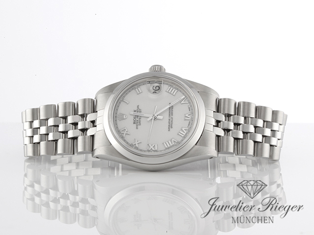 Bild 4 der Galerie: Rolex Medium Datejust 31 mm Edelstahl Automatik Lady Damen Stahl