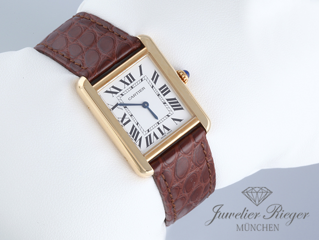 Bild 3 der Galerie: Cartier Lady Tank Solo Edelstahl Gelbgold 750 2019 W5200002 Stahl Gold Damen