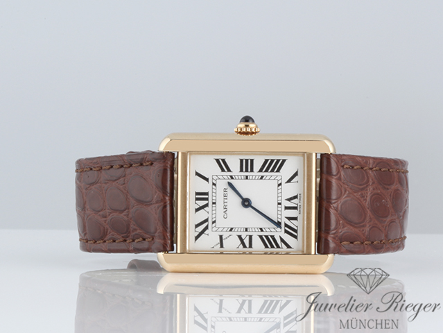 Bild 4 der Galerie: Cartier Lady Tank Solo Edelstahl Gelbgold 750 2019 W5200002 Stahl Gold Damen