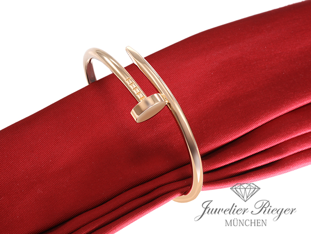 Bild 5 der Galerie: Cartier Armreif Juste un Clou Rosegold 750 Größe 17 2014 Gold Damen