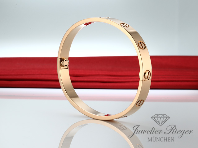Bild 2 der Galerie: Cartier Armreif Love Rosegold 750 Größe 18 2019 Gold Damen Armband
